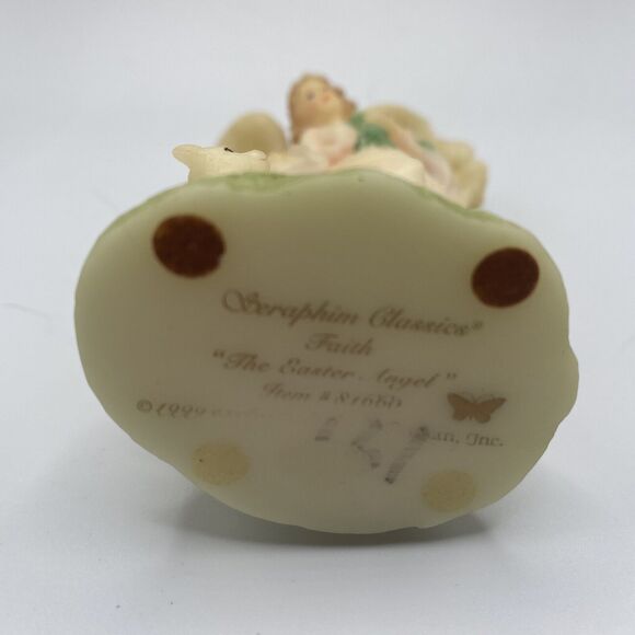 Seraphim Classics Angel Faith Flowers Lamb “The Easter Angel” Roman 81660 - Picture 9 of 10